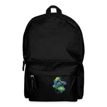 Cyber-Flowers – Illustration de fleur futuriste. - Sac à dos - noir - Devant