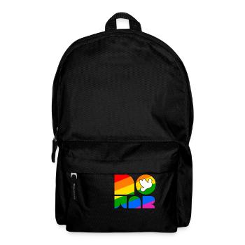 No War LGBTQ Pride Month Shirt - Rucksack - Schwarz - Vorne