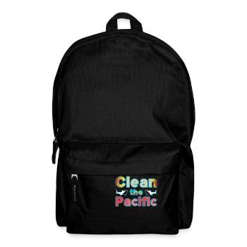 Reinigung des Pazifik - Rucksack - Schwarz - Vorne