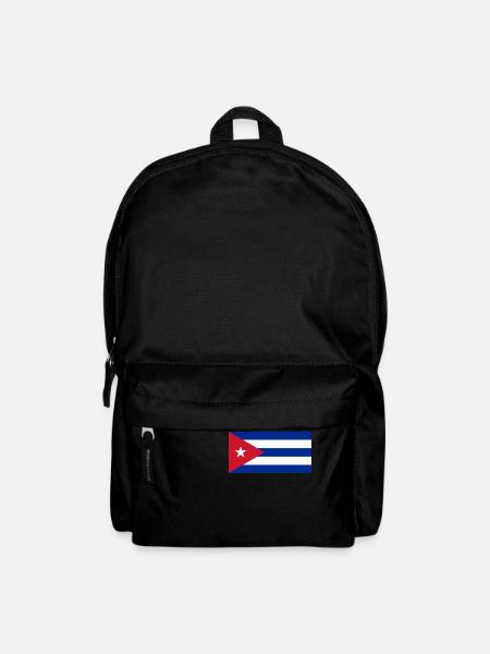 cuba, kuba, Fahne, Flagge - Rucksack - Schwarz