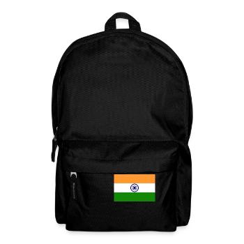 indien, Fahne, Flagge, india - Rucksack - Schwarz - Vorne