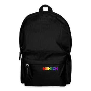 mensch Gay LGBTQ LGBT Schwul Lesbisch Pride Frau - Rucksack - Schwarz - Vorne