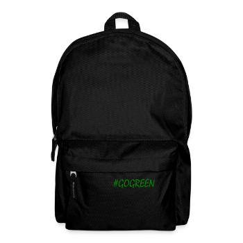 Go green - Rucksack - Schwarz - Vorne