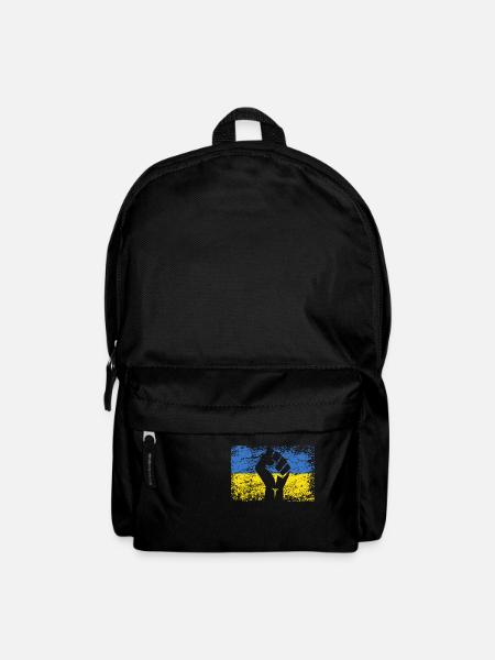 Support UKRAINE Support Ukraine Flag Ukraine - Backpack - black