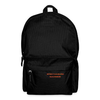 Spectaculum Maximus - Rucksack - Schwarz - Vorne