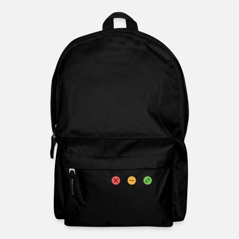 OS - Computer - Close - Rucksack - Schwarz