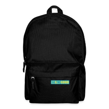see the good Zitat - Rucksack - Schwarz - Vorne