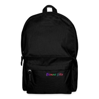 FÊTE DES MÈRES. BONNE FÊTE MAMAN. MAMAN. FÊTE - Sac à dos - noir - Devant