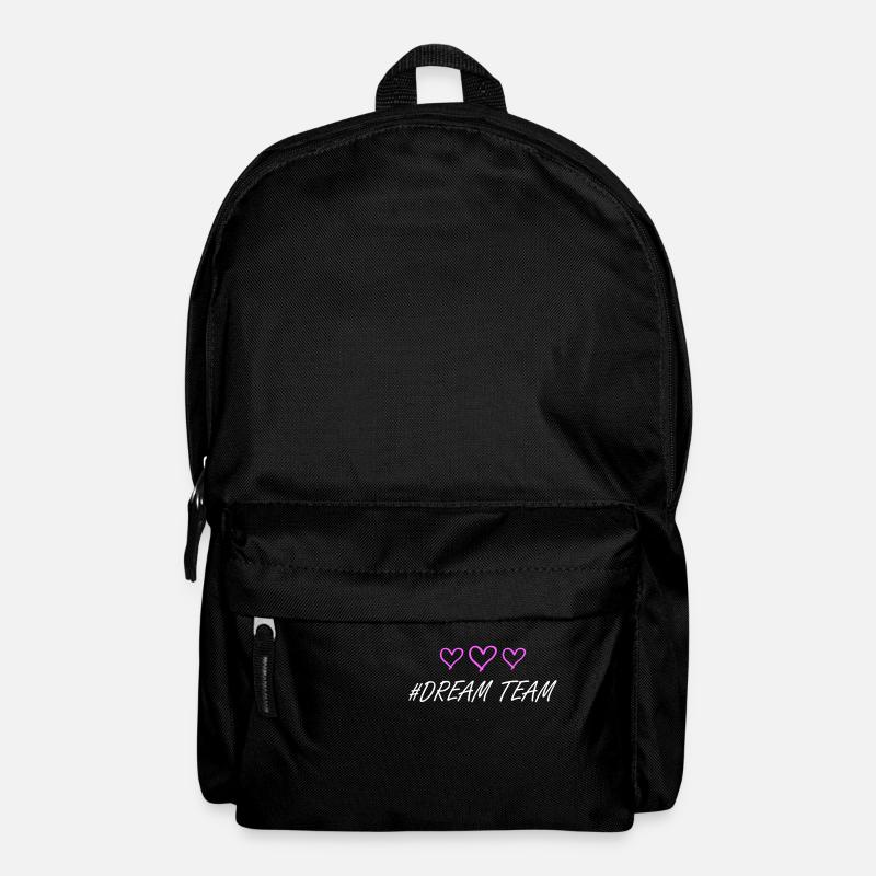 Dream Team Herz Liebe - Rucksack - Schwarz