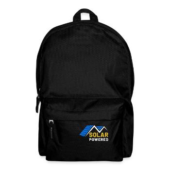 Solar Powered, Photovoltaic, Solar Energy, Sun - Backpack - black - Front