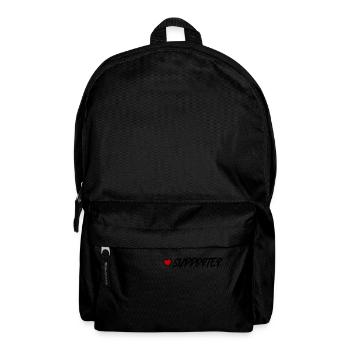 Supporter Herz - Rucksack - Schwarz - Vorne