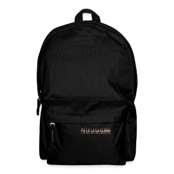 Fa La La La Llama - Ugly Sweater Design - Sac à dos - noir - Devant