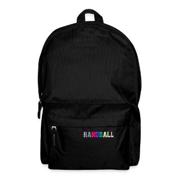 Handball couleurs - cadeau amateur de handball - Sac à dos - noir - Devant
