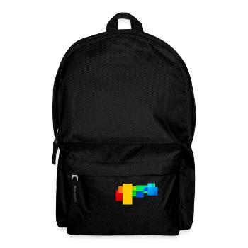 Colorful geometry - Backpack - black - Front