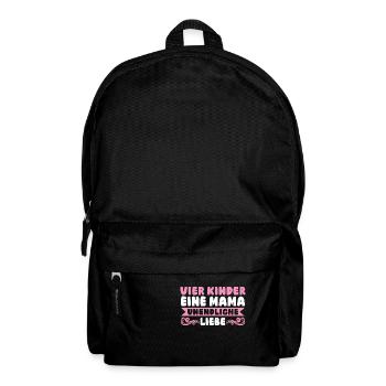 Mom of 4 children - Backpack - black - Front