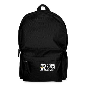 Rente Ente Cartoon 2025 läuft! - Rucksack - Schwarz - Vorne