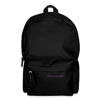 RETIREMENT. HAPPY RETIREMENT. HAPPY RETREAT - Backpack - black - Front
