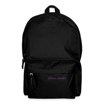 RETRAITE. RETRAITE. RETRAITEE. SENIOR. MAMIE. PAPY - Sac à dos - noir - Devant