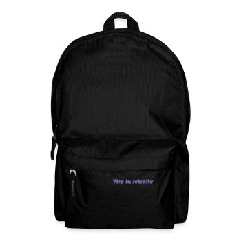 PAPY. FÊTE DES PÈRES. BONNE FÊTE PAPY. JE T'AIME. - Sac à dos - noir - Devant