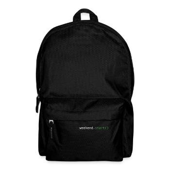 Start of the weekend - Backpack - black - Front