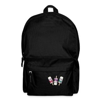 eis am stil,wassereis,buntes eis,sommer - Rucksack - Schwarz - Vorne