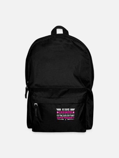 je suis cuisinière idée cadeau cuisinière - Sac à dos - noir