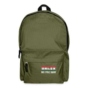 Ungar Ungarisch Ungarn - Rucksack - Olivgrün - Vorne
