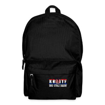 Kroate Kroatisch Kroatien - Rucksack - Schwarz - Vorne