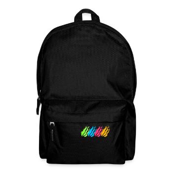Boule de feu Néon - Sac à dos - noir - Devant