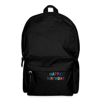 HAPPY BIRTHDAY COLOR - Rucksack - Schwarz - Vorne
