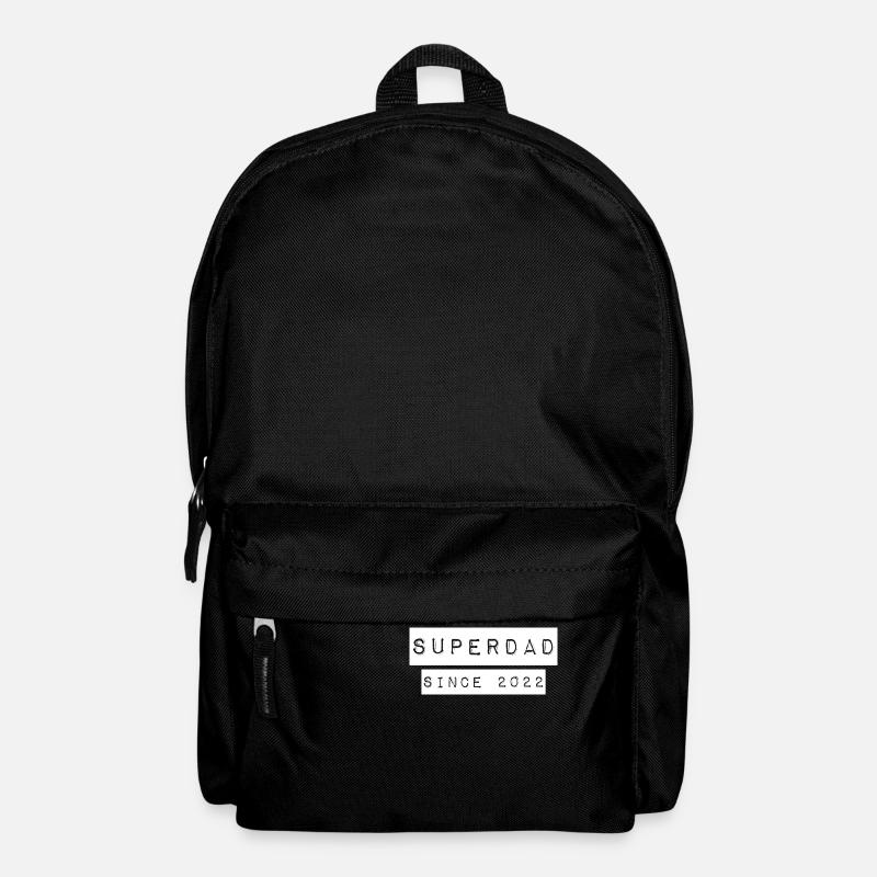Superdad dad dad dad since 2022 saying - Backpack - black