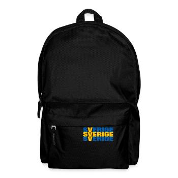 Schweden Schwedisch Sverige - Rucksack - Schwarz - Vorne