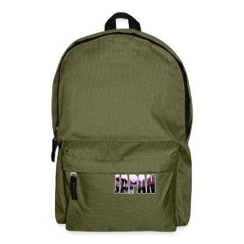 JAPAN Cherry Blossom Sakura - Backpack - olive green - Front