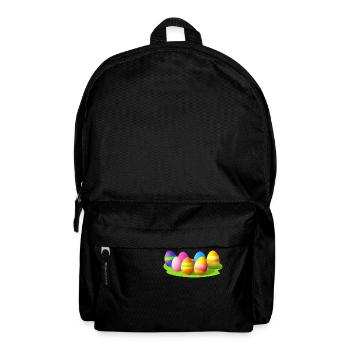 Oeuf de Pâques Joyeux Cadeau de Pâques Lapin de Pâques Lapin de Pâques - Sac à dos - noir - Devant