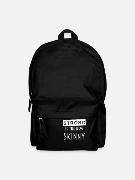 Strong Is The New Skinny - Backpack - black
