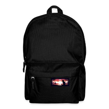 Cat at the lake - Backpack - black - Front