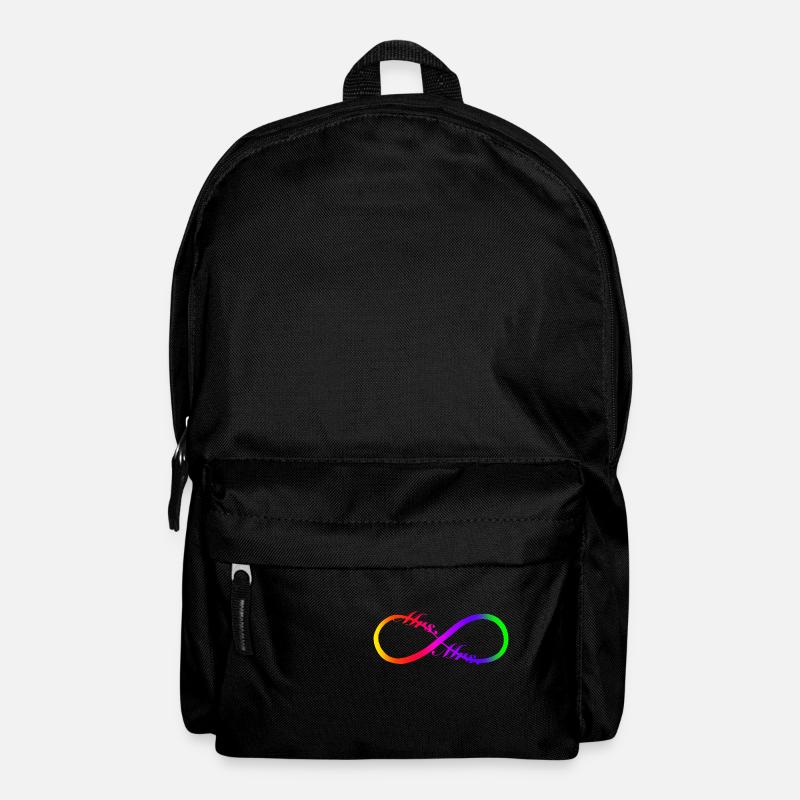 Valentines Day Infinity Shirt - Backpack - black