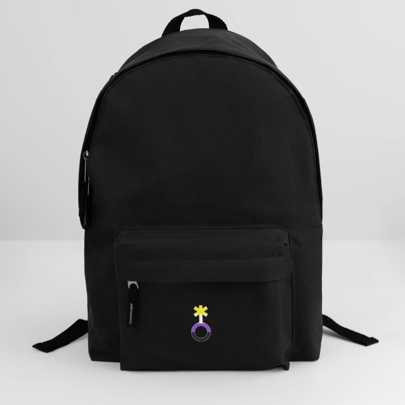 Nonbinary Gender Neutral Symbol Nonbinary Backpack