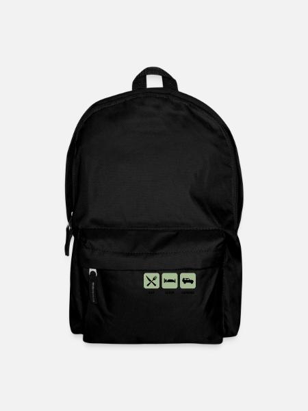 Eat, Sleep & Defend - Sac à dos - noir