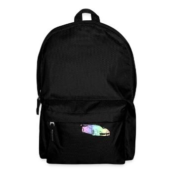 custom car colourful - Backpack - black - Front