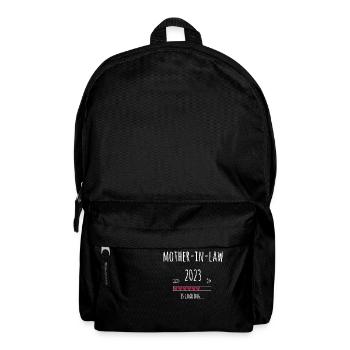 Mother-in-law 2023 Announcement Wedding Gift - Backpack - black - Front