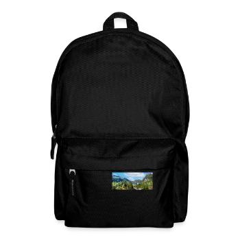 Geiranger panorama Storseterfossen Norwegen - Rucksack - Schwarz - Vorne