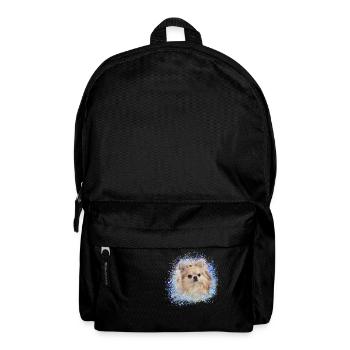 Chihuahua, ,dog,blue,painting,colorful,graffiti - Backpack - black - Front