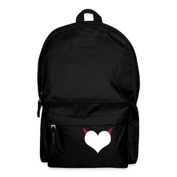 Herz Teufel Diable que j’aime - Sac à dos - noir - Devant
