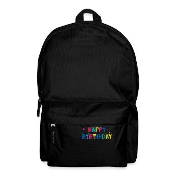 Herzlichen Glückwunsch zum Geburtstag Tippfehler - Rucksack - Schwarz - Vorne