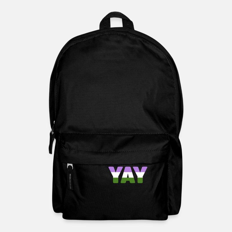 YAY Genderqueer - Rucksack - Schwarz