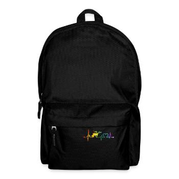 Jardinage Heartbeat Aquarelle Vintage Funny Garde - Sac à dos - noir - Devant