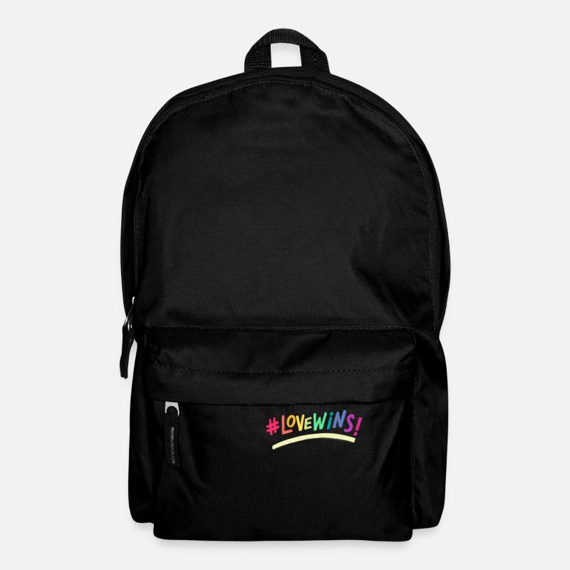 Love Wins - Rucksack - Schwarz