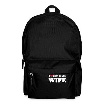 I Heart My Hot Wife - Backpack - black - Front