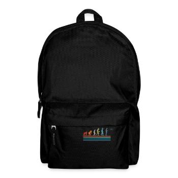 Vintage-Retro-Evolution-Drohne - Rucksack - Schwarz - Vorne